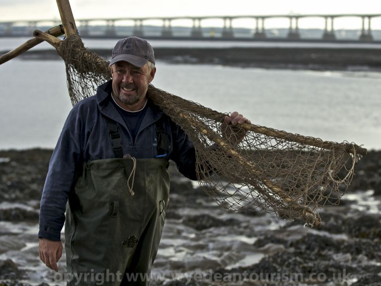 Fisherman at Black Rock Severn Estuary