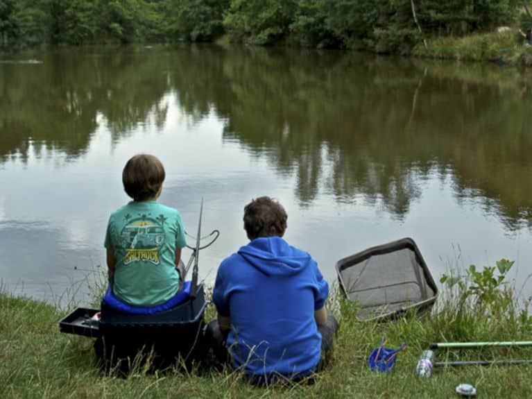 Fishing at Mallards Lake